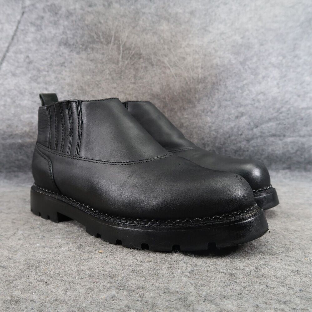 LL Bean Shoes Kids 6 Boots Chelsea Leather Insulated Classic Pull On Lug Sole